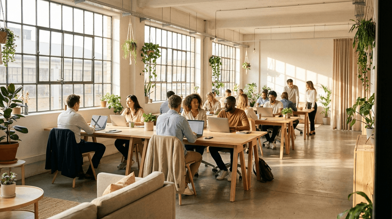 Avencor team at work in a bright modern office